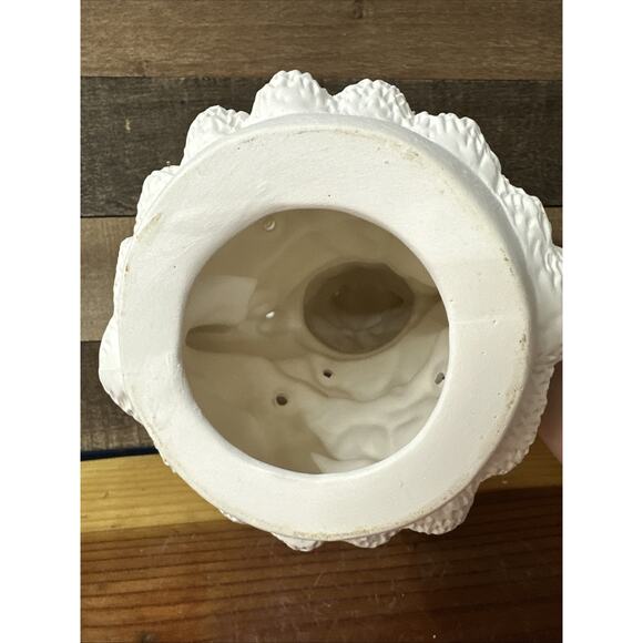 Whimsical Snowman Christmas Tree Handpainted Ceramic Bisque 11” - Picture 6 of 6